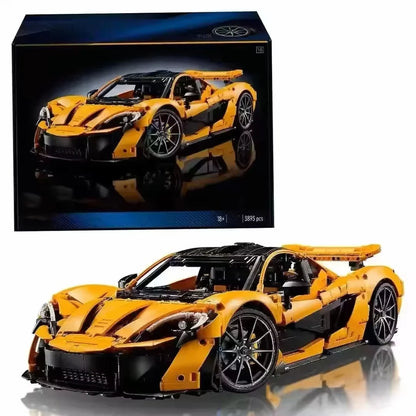Set de Bloques P1 Supercar – Kit de Construcción Mecánica para Adultos, Juguete de Ingeniería DIY con Sistema Building Moc