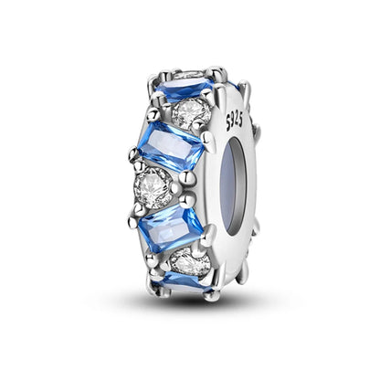 Charm de Plata 925 Araña, Mariposa y Zirconia – Abalorios Brillantes para Pulseras Originales 3mm