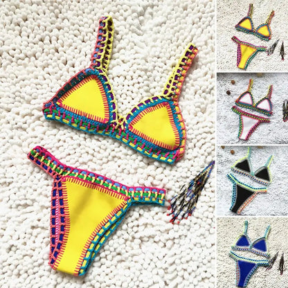 Bikini Verano Mujer | 2 Piezas Trendy Backless Cómodo Playa y Piscina