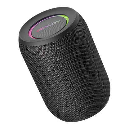 Zealot S32PRO Altavoz Bluetooth Potente 15W – Parlante Inalámbrico con Graves Profundos, Luces LED, Impermeable IPX5 y 15H de Reproducción