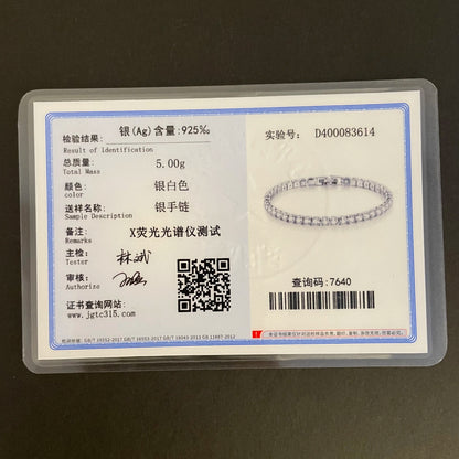 Pulsera Tennis de Plata 925 con Circonias | Joyería Fina para Mujer 4mm 16-20cm