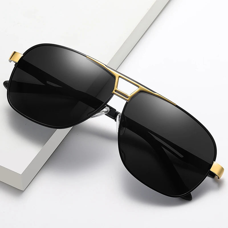 Gafas de Sol Fotocromáticas Polarizadas para Hombre – Estilo Vintage UV400 para Conducir y Uso Diario