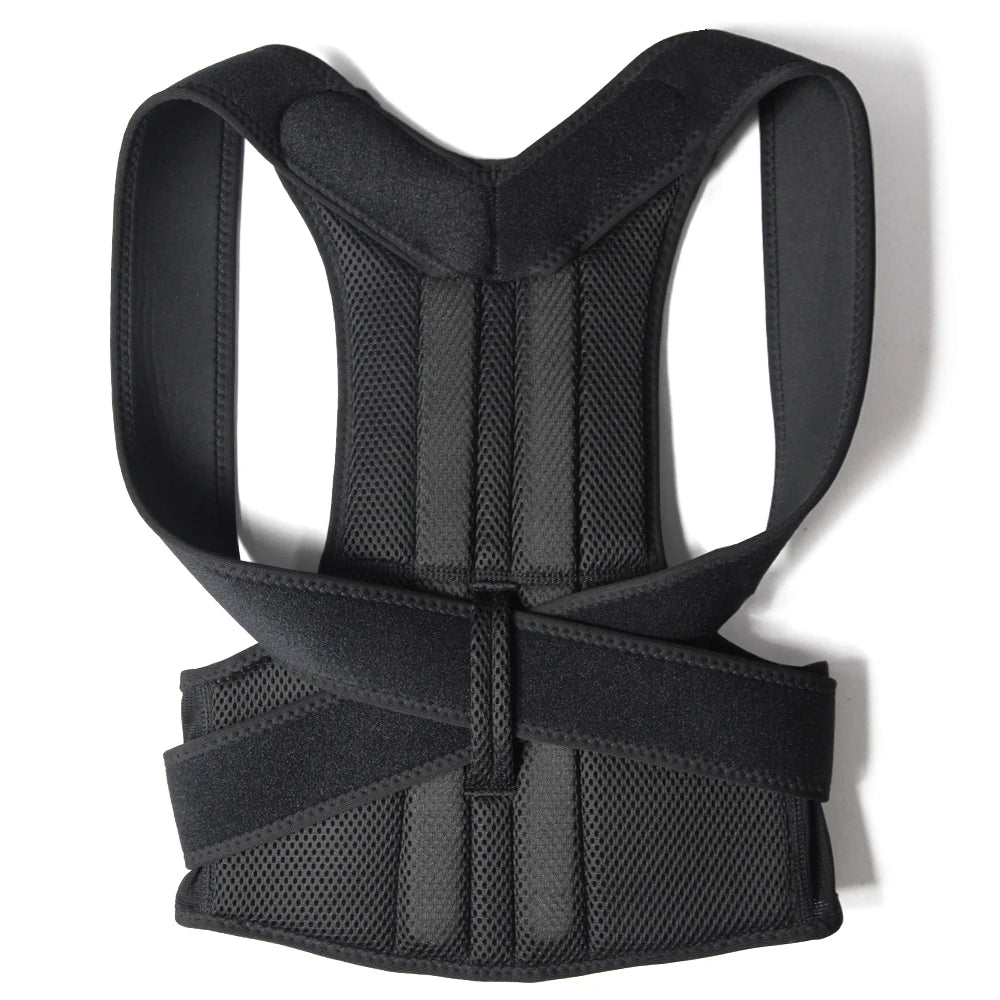 Corrector de Postura Ajustable para Hombres y Mujeres | Faja Lumbar y de Hombros con Soporte para Espalda y Escoliosis
