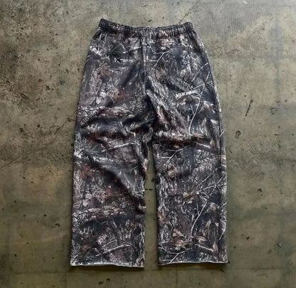 Jeans Hip Hop Talle Alto con Estampado de Caricaturas – Pantalones Y2K Oversize Pierna Ancha Unisex Estilo Rock Streetwear