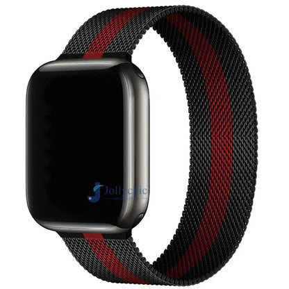 Correa Milanese para Apple Watch Ultra/SE/Series 9/8/7/6/5/3 – Pulsera Magnética de Acero Inoxidable 49mm 45mm 44mm 41mm 40mm 38mm