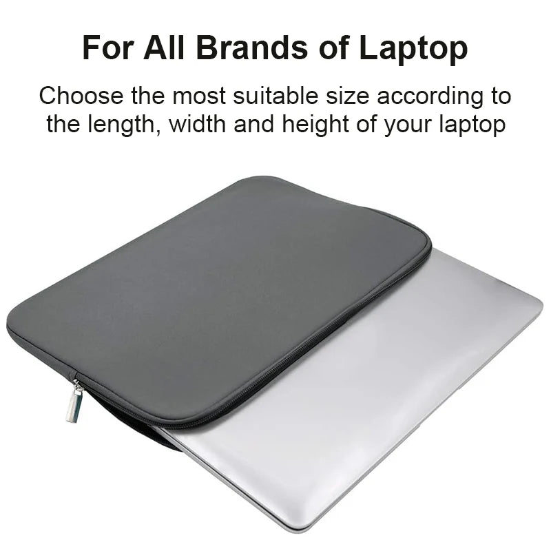 Funda Protectora para Laptop – Compatible con MacBook, Xiaomi, Lenovo, Dell y más (13", 14", 15", 15.6")