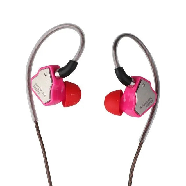 7Hz Salnotes Zero HiFi IEM | Auriculares In-Ear con Driver Dinámico 10mm, Diafragma Metálico, Cable OFC Desmontable, N52 Magnet