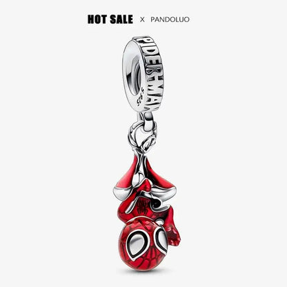 Charm Capitán América plata 925 – Abalorio de superhéroe para pulsera tipo Pandora