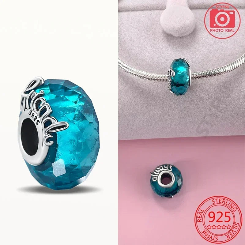 Cuenta Murano en Plata 925 | Beads de Vidrio de Colores para Pulsera Pandora Original
