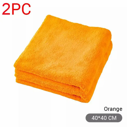 SEAMETAL Toalla de Microfibra 40x40cm para Coche – Paño de Limpieza Grueso, Alta Absorción, Secado y Detallado de Auto