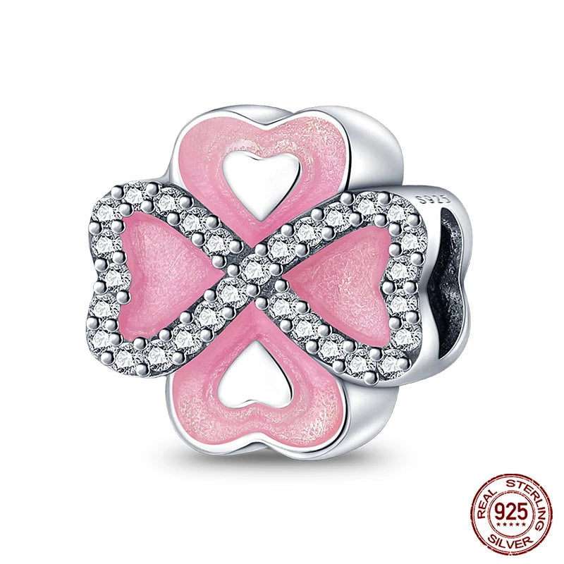 100% 925 Sterling Silver Creative Blue Luminous Firefly Charms Pendants Fit Qikaola 925 Original Bracelets DIY Birthday Jewelry