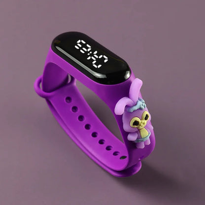 Reloj Infantil LED Deportivo | Pulsera Electrónica de Dibujos Animados para Niños y Niñas Impermeable
