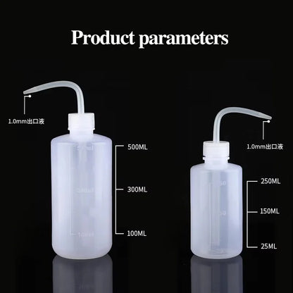Regadera de Precisión 150/250/500mL – Botella de Plástico con Pico para Riego de Suculentas, Plantas y Flores + Herramientas de Jardinería