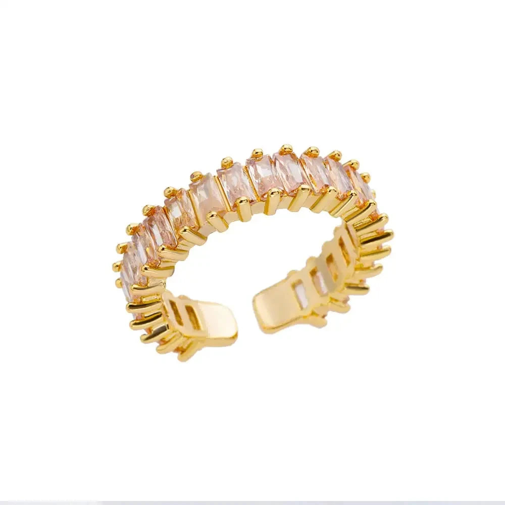 Anillos Clásicos de Acero Inoxidable 316L para Mujer - Color Dorado de Lujo Antialérgico y Duradero
