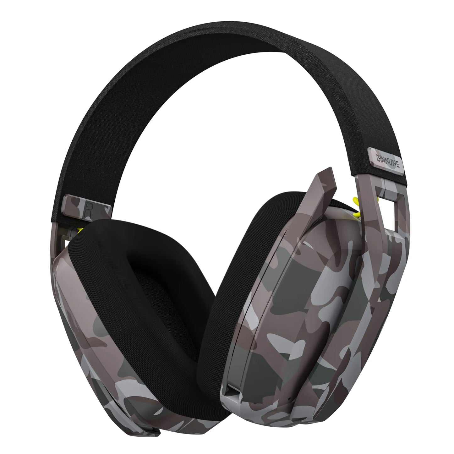 BINNUNE BW06 Auriculares Gaming Inalámbricos Bluetooth 2.4GHz con Micrófono – Cascos Gamer para PS5, PS4, PC, Mac y Playstation