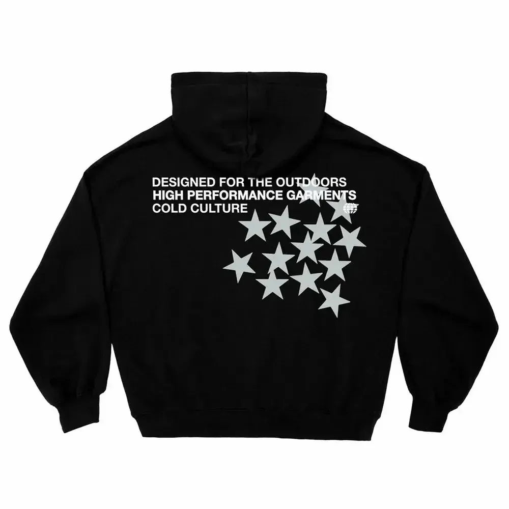 Sudadera Oversize Unisex Estilo Y2K Harajuku Hip Hop con Estampado Gótico