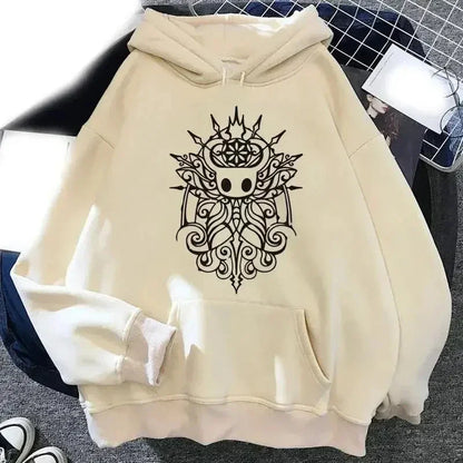 Hoodie Hollow Knight 2025 – Sudadera Ulzzang Corea Estilo Grunge Y2K Unisex con Estampado Streetwear