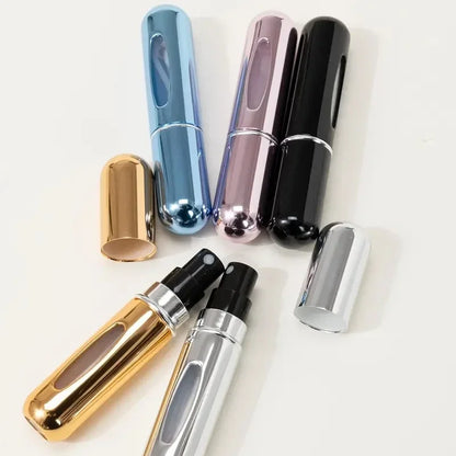Atomizador de Perfume Recargable 5ml | Botella Portátil de Viaje con Pulverizador para Cosméticos y Fragancias