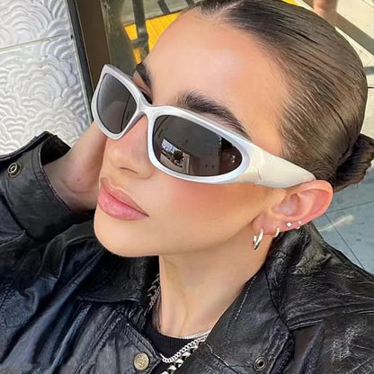 Gafas de Sol Y2K Ovaladas | Estilo Punk Retro Unisex UV400 Mujer & Hombre