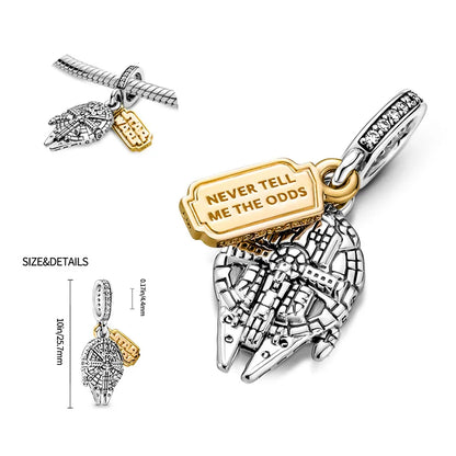 Charm Harry Potter plata 925 – Abalorio mágico de la serie para pulsera tipo Pandora