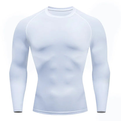 Camiseta Compresiva Hombre – Gym, Fitness, Running y Entrenamiento Outdoor, Manga Corta, Transpirable, Ajuste Elástico, Estilo Bat/Man