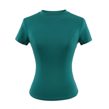 Camiseta Mujer Casual 2024 | T-shirt Slim Fit Manga Corta Sexy Básica Estilo Y2K