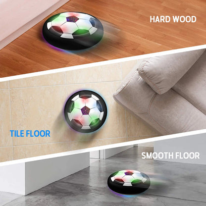 Balón de Fútbol Flotante con Luces LED y Música – Juguete Eléctrico Hover Soccer para Niños