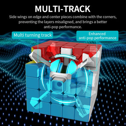 Cubo Mágico 5x5 Moyu Meilong Stickerless | Speed Cube Profesional Puzzle Anti-estrés