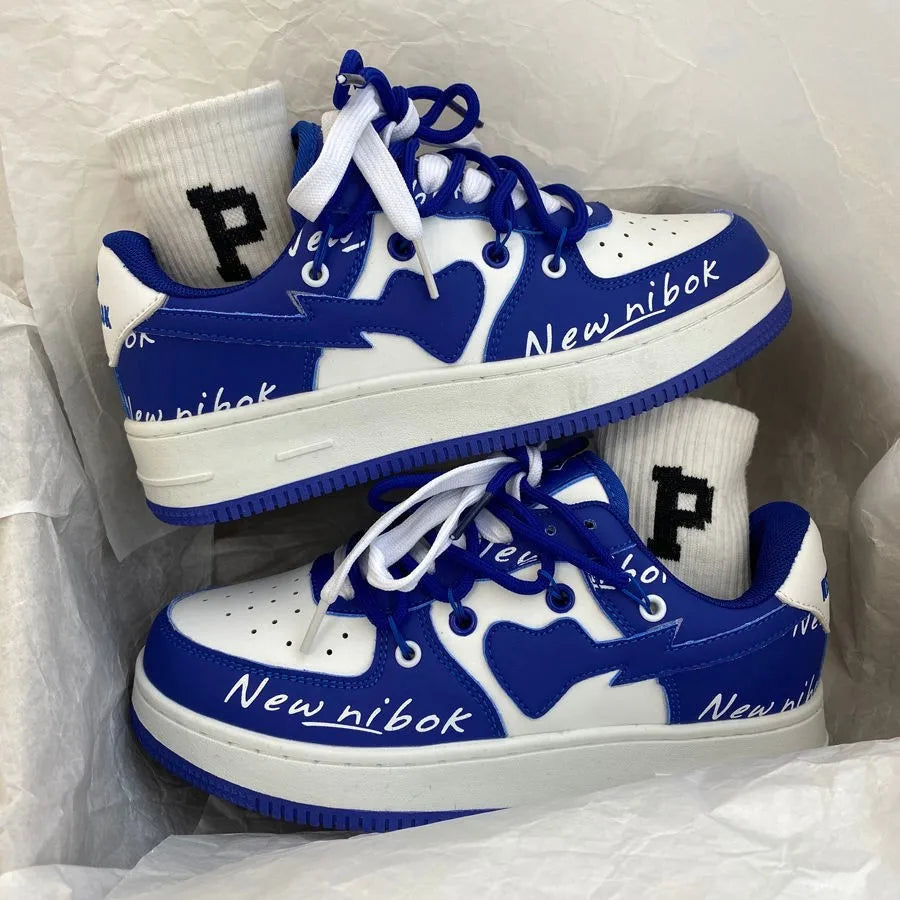 Zapatillas 2025 | Sneakers Casual con Suela Gruesa y Cordones