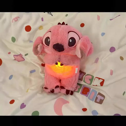 Peluche Stitch Anime con Luz y Música | Juguete Kawaii Suave para Bebés y Niños