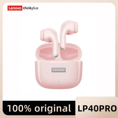 Auriculares Lenovo LP40 Pro TWS – Bluetooth 5.1 inalámbricos con reducción de ruido, control táctil y estuche 250mAh