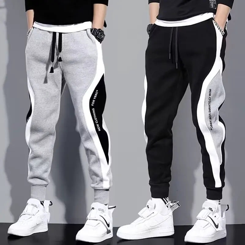 Pantalón Jogger Hombre Negro | Moda Hip Hop Casual con Cintura Elástica – Streetwear Deportivo