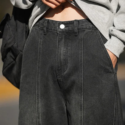 TFETTERS Jeans Baggy Hombre | Pantalones Vaqueros Oversize Vintage Wide Leg Primavera Verano 2025 Streetwear