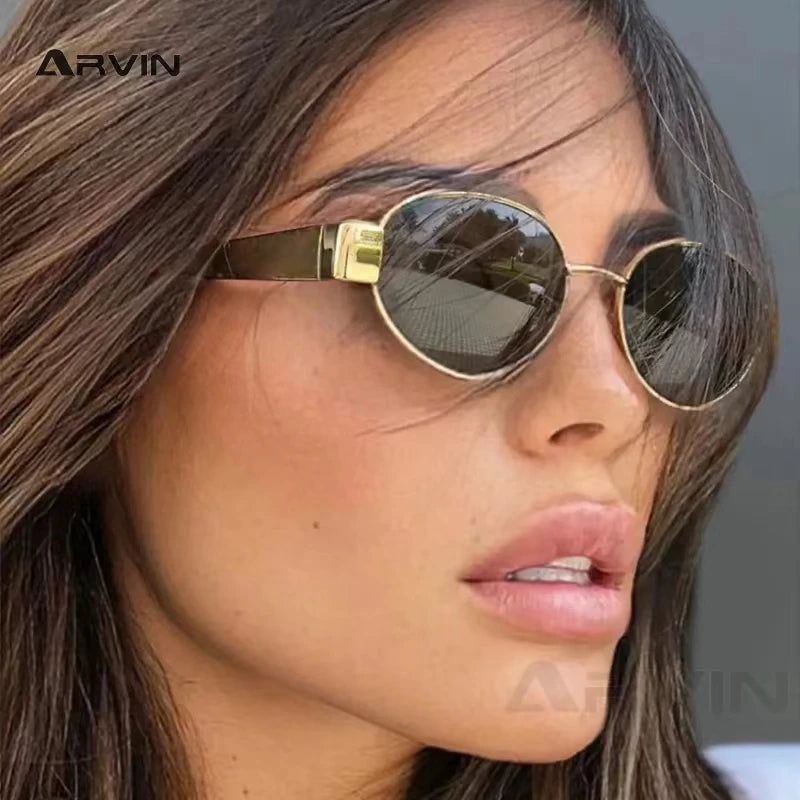 Gafas de Sol Ovaladas Retro Unisex | Estilo Clásico y Protección UV400
