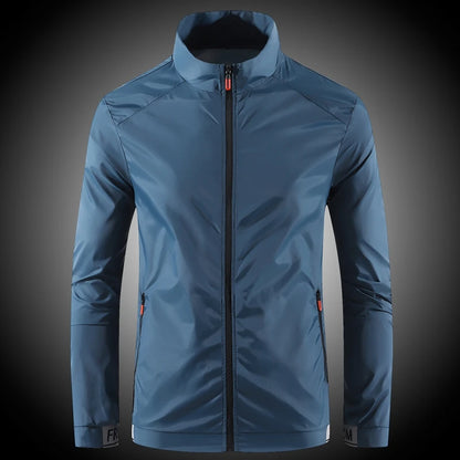 Chaqueta Ultrafina de Verano para Hombre – Ropa de Protección Solar Transpirable en Seda Helada, Resistente a Rayos UV, Estilo Casual y a la Moda
