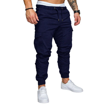 Pantalones Jogger de Moda para Hombre – Streetwear 2025, Cargo, Multi-Bolsillos, Casual, Fitness y Gym