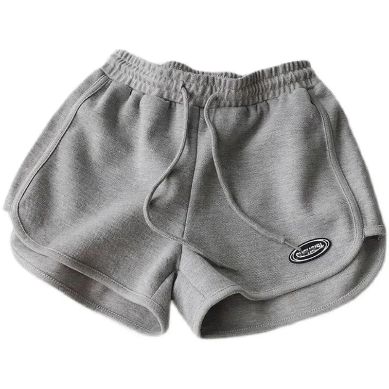 Shorts Deportivos Mujer Verano | Pantalones Cortos Cintura Alta con Cordón Casual Yoga Running