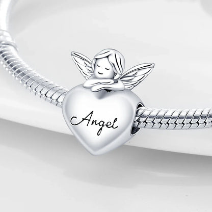 Cadena de Seguridad Ángel Guardián con Cruz Plata 925 | Compatible Pandora Original