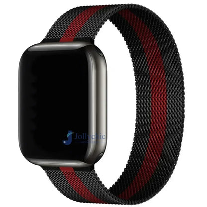 Correa Milanese para Apple Watch Ultra/SE/Series 9/8/7/6/5/3 – Pulsera Magnética de Acero Inoxidable 49mm 45mm 44mm 41mm 40mm 38mm