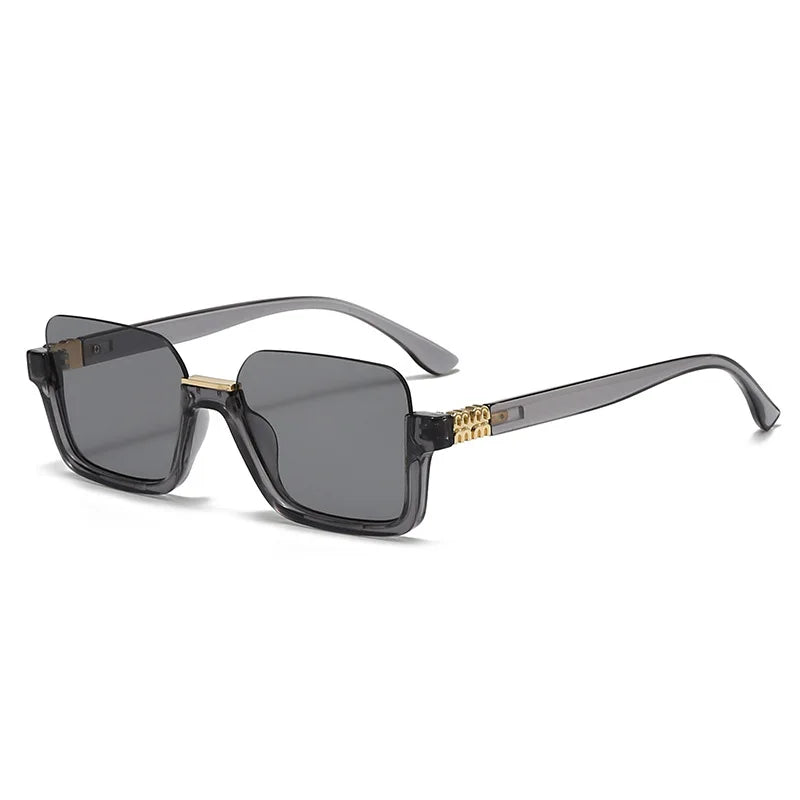 Gafas de Sol Cuadradas Pequeñas Y2K | Estilo Vintage Punk Hip Hop | Unisex UV400 Lentes de Lujo