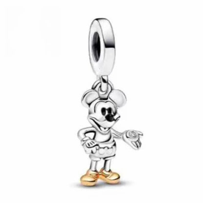 Charm Disney 100º Aniversario Mickey Mouse – Abalorios Princesa y Calabaza para Pulseras Originales Mujer