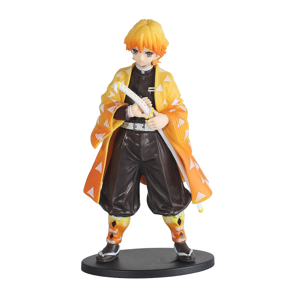 Hot Anime Demon Slayer Kimetsu no Yaiba Figure Kamado Tanjirou Action Figure Agatsuma Zenitsu Nezuko Warrior PVC Model Toys