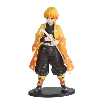 Hot Anime Demon Slayer Kimetsu no Yaiba Figure Kamado Tanjirou Action Figure Agatsuma Zenitsu Nezuko Warrior PVC Model Toys