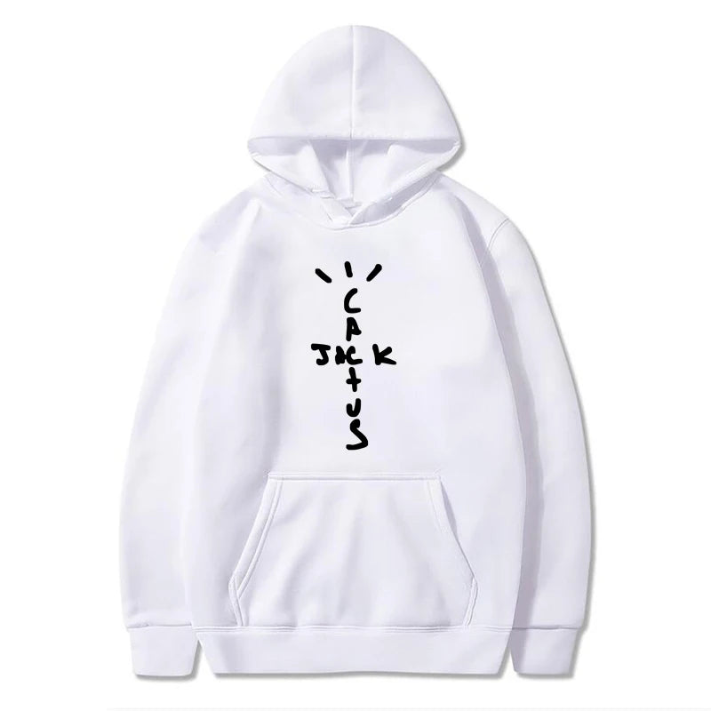 Hoodie Cactus Jack – Sudadera Unisex con Estampado Doble Cara, Moda Streetwear de Otoño