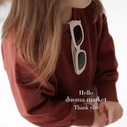 Gafas de Sol Rectangulares Vintage para Niños | Protección UV400 Niño Niña Moda Infantil