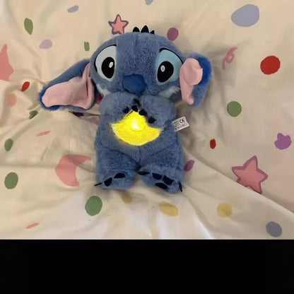 Peluche Stitch Anime con Luz y Música | Juguete Kawaii Suave para Bebés y Niños