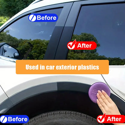 Renovador de Plásticos y Cuero | Back to Black | Cera de Renovación Interior y Exterior | Pulimento y Protector Automotriz
