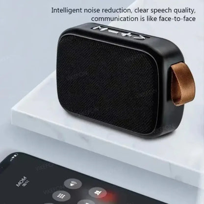 Soundbar Bluetooth 5.0 Portátil – Parlante Inalámbrico HiFi con Subwoofer, Batería 500mAh y Reproductor TF/USB