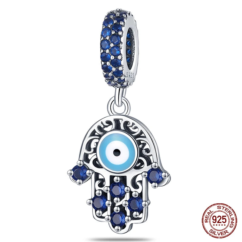 Charm Serie Océano en Plata 925 – Abalorios Tortuga, Cangrejo y Sirena para Pulsera Original Mujer