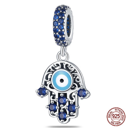 Charm Serie Océano en Plata 925 – Abalorios Tortuga, Cangrejo y Sirena para Pulsera Original Mujer